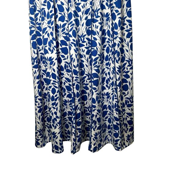 Perceptions Sleeveless Ruched Waist Floral Midi Dress M Feminine Colorful Summer - Picture 5 of 10